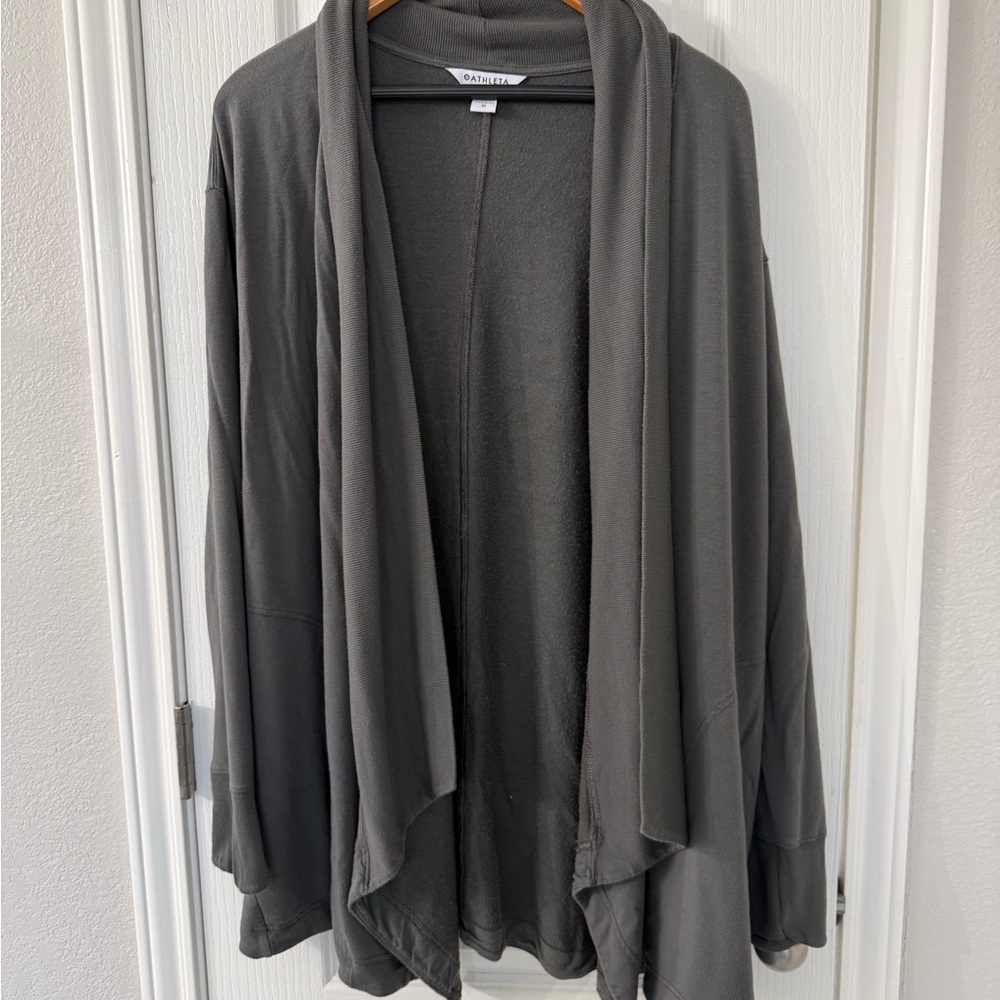 Athleta Heather Gray Cardigan